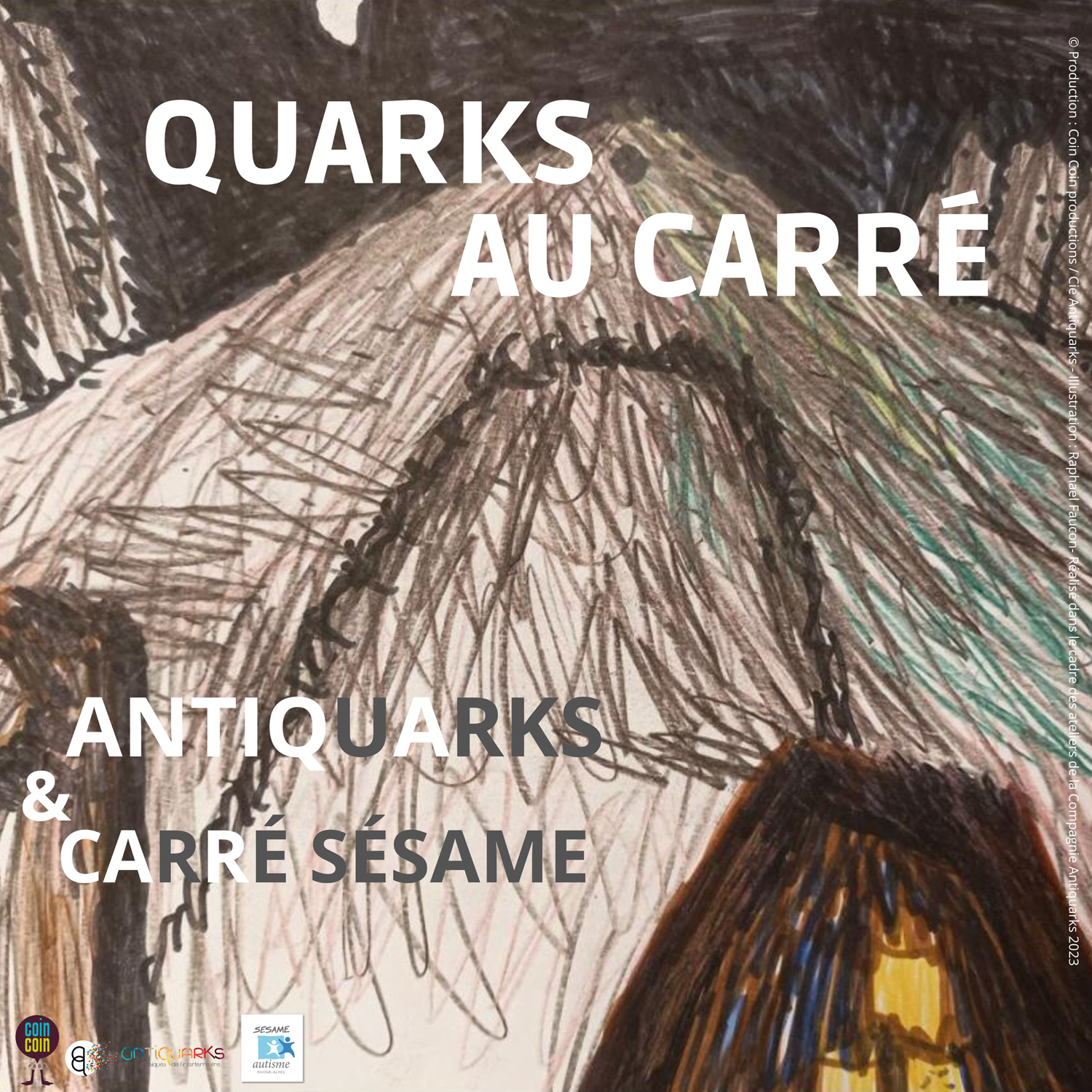 antiquarks pochette album QUARKS AU CARRE