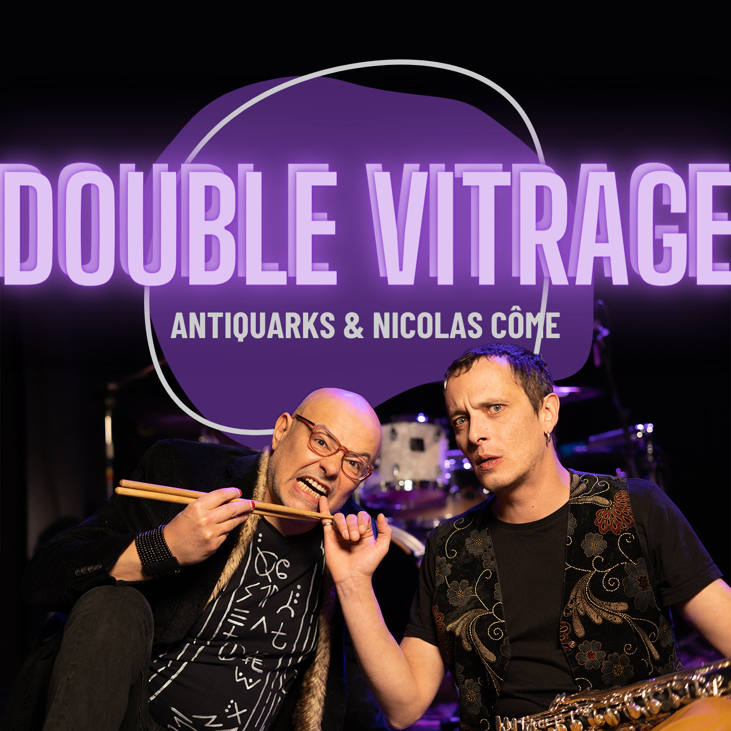 antiquarks pochette album DOUBLE VITRAGE